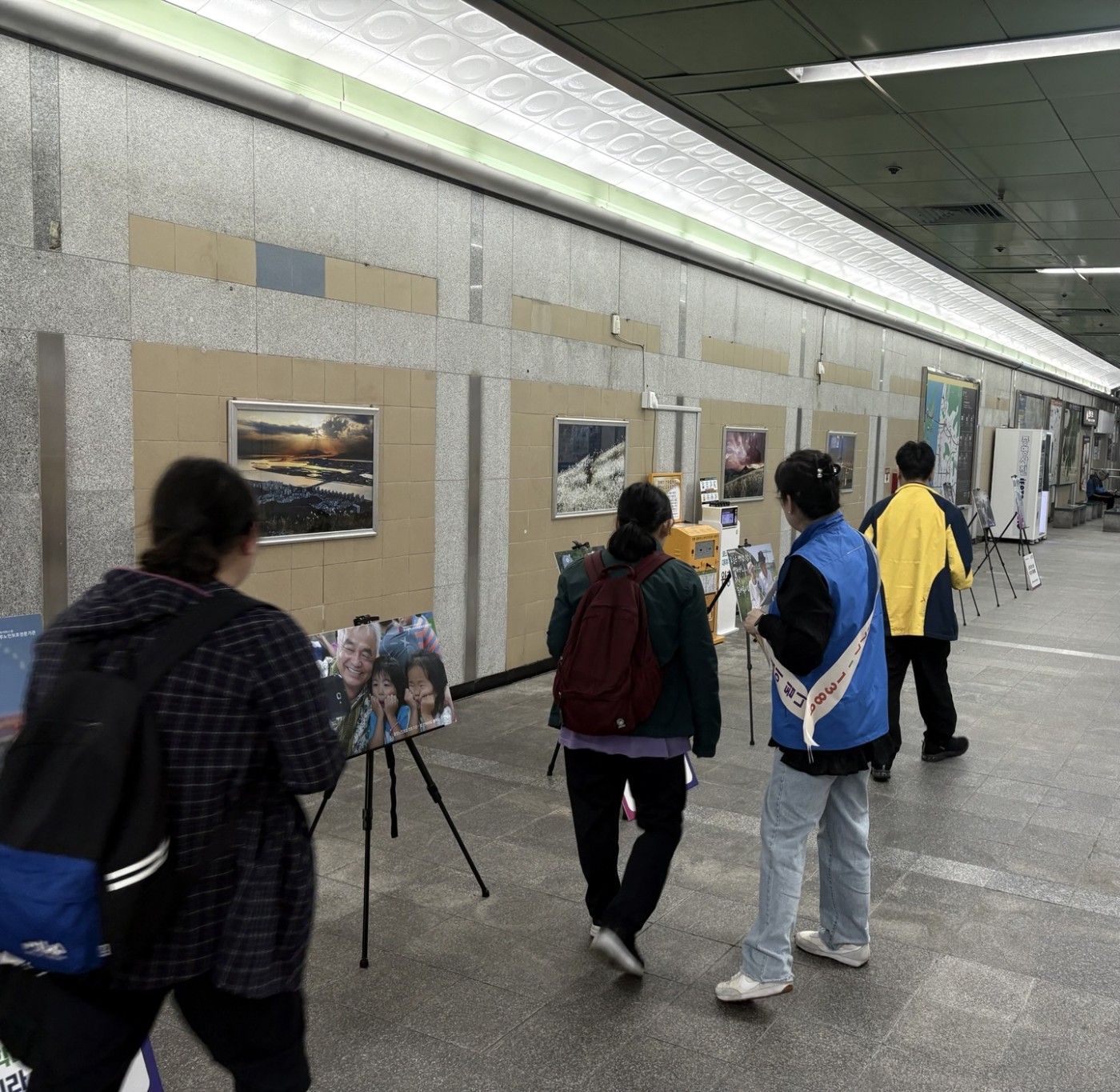 하단역 노인학대예방 캠페인